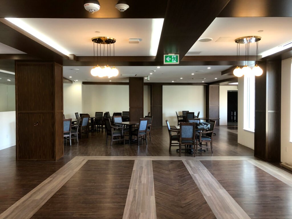 LTR Industries project Grey Stone Retirement Village dining hall