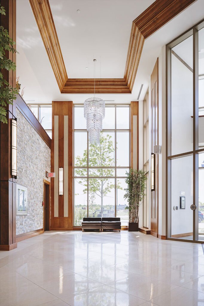 LTR Industries project Lepine lobby 4