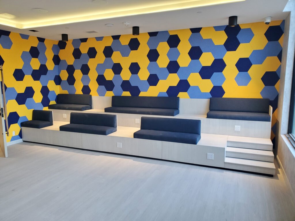 LTR Industries project Rhythm Westgate Apartments lounge